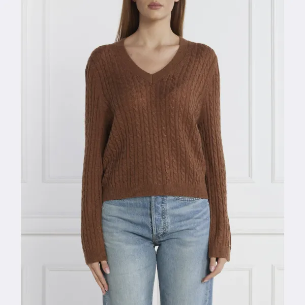 Мягкий шерстяной свитер обычного кроя Tommy Hilfiger, коричневый
Мягкий шерстяной свитер обычного кроя Tommy Hilfiger, коричневый