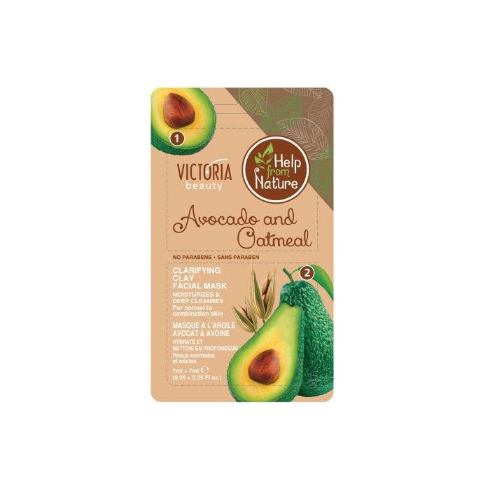 Маска для лица Mascarilla Facial de Arcilla con Aguacate & Avena Victoria Beauty, 7 ml
Маска для лица Mascarilla Facial de Arcilla con Aguacate & Avena Victoria Beauty, 7 ml