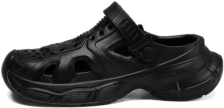 Мужские садовые сабо, дизайн в форме меха, толстая подошва, легкий материал EVA, мягкие и дышащие, противоскользящие и износостойкие, модные пляжные сандалии, повседневные сандалии для двойного использования Vtiao, черный
Мужские садовые сабо, дизайн в форме меха, толстая подошва, легкий материал EVA, мягкие и дышащие, противоскользящие и износостойкие, модные пляжные сандалии, повседневные сандалии для двойного использования Vtiao, черный