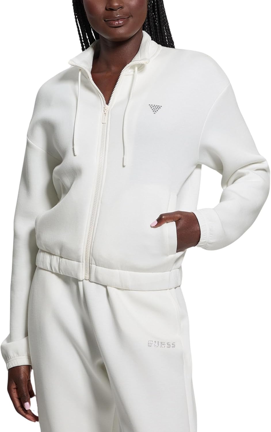 GUESS женский Eco Cecilia Scuba Zip Sweatshirt, Ocean Salt
GUESS женский Eco Cecilia Scuba Zip Sweatshirt, Ocean Salt