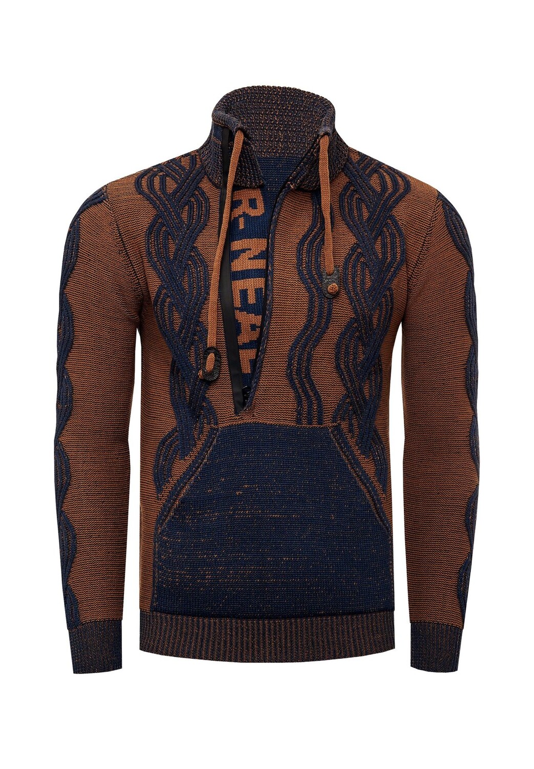 Свитер классного дизайна RUSTY NEAL, индиго 
Свитер классного дизайна RUSTY NEAL, индиго