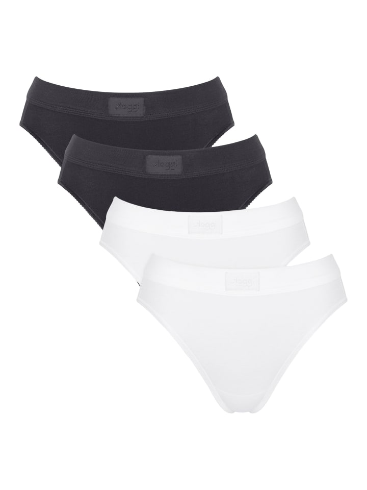 Трусы Sloggi, белый/черный
Трусы Sloggi, белый/черный