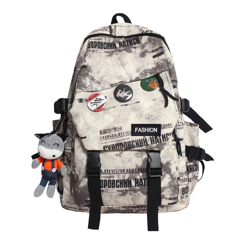 NOMK Нейлоновый рюкзак унисекс черный серый синий, Gray (without Charm)
NOMK Нейлоновый рюкзак унисекс черный серый синий, Gray (without Charm)