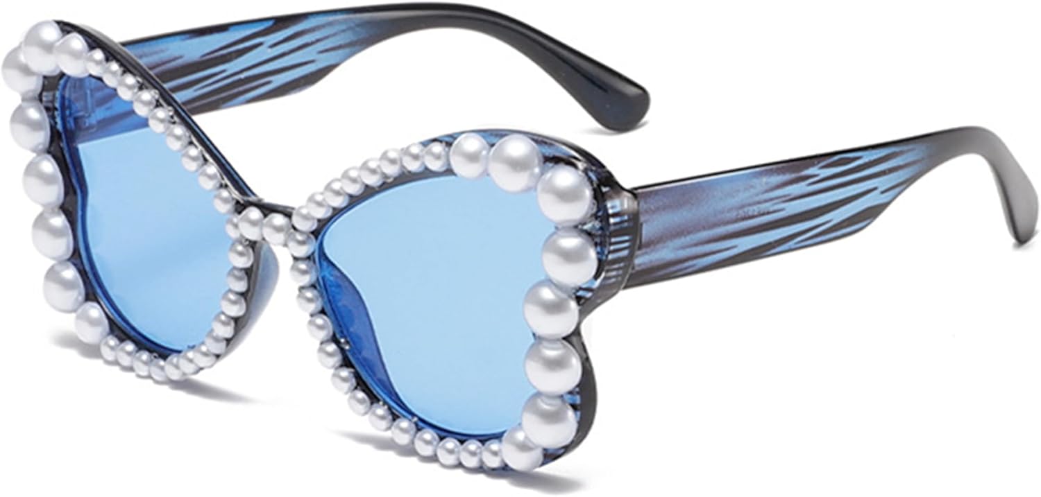 Ретро-солнцезащитные очки ручной работы с жемчужными блестками и асимметричным ремешком, модные солнцезащитные очки-бабочки, роскошные жемчужные солнцезащитные очки для женщин, соответствующие последним трендам bullabulling, Blue
Ретро-солнцезащитные очки ручной работы с жемчужными блестками и асимметричным ремешком, модные солнцезащитные очки-бабочки, роскошные жемчужные солнцезащитные очки для женщин, соответствующие последним трендам bullabulling, Blue