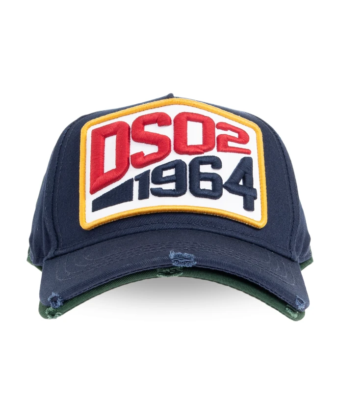 Бейсболка DSQ2 1964 года Dsquared2, синий
Бейсболка DSQ2 1964 года Dsquared2, синий