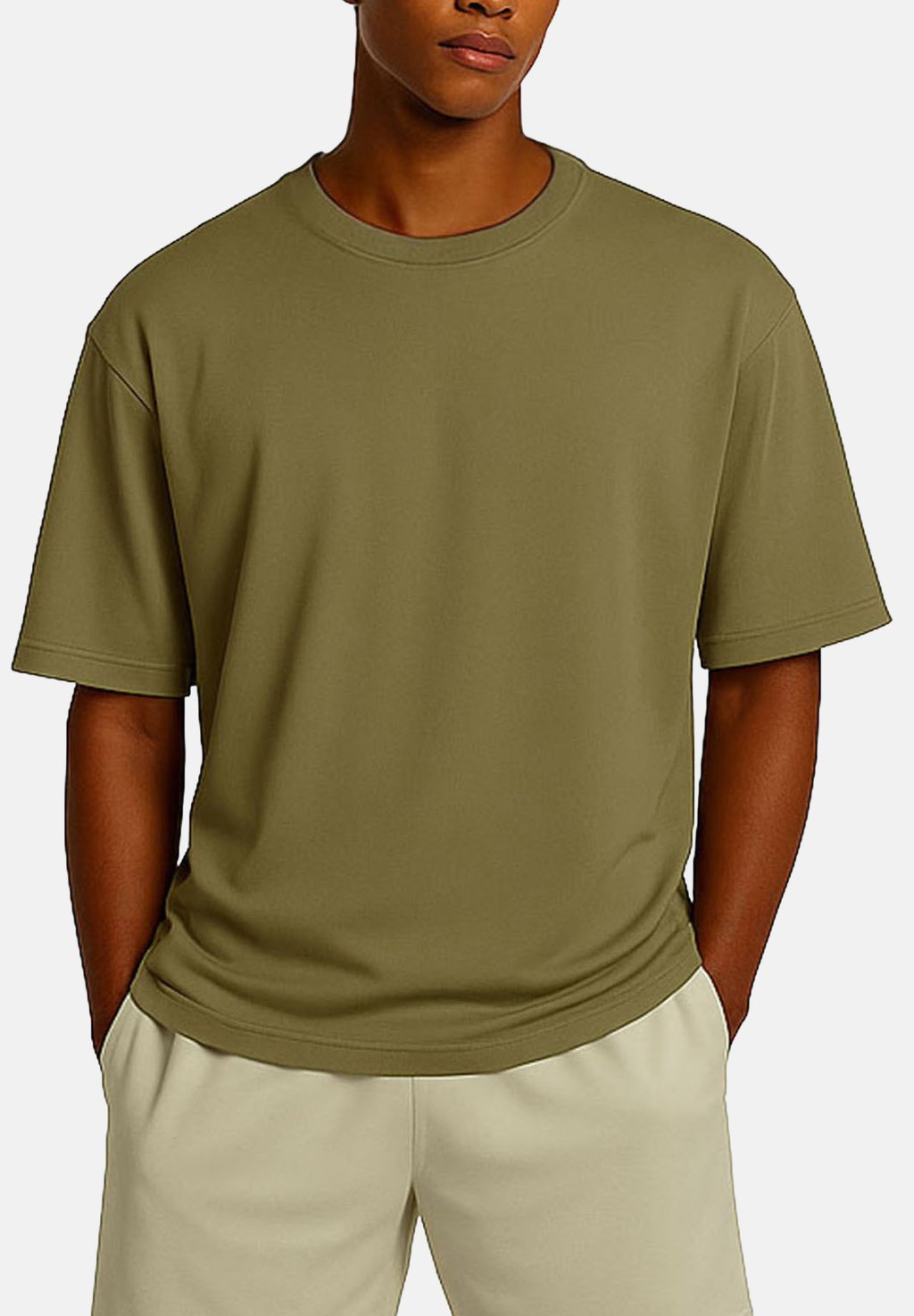 Базовая футболка SHOULDER DROP Reichstadt, хаки
Базовая футболка SHOULDER DROP Reichstadt, хаки