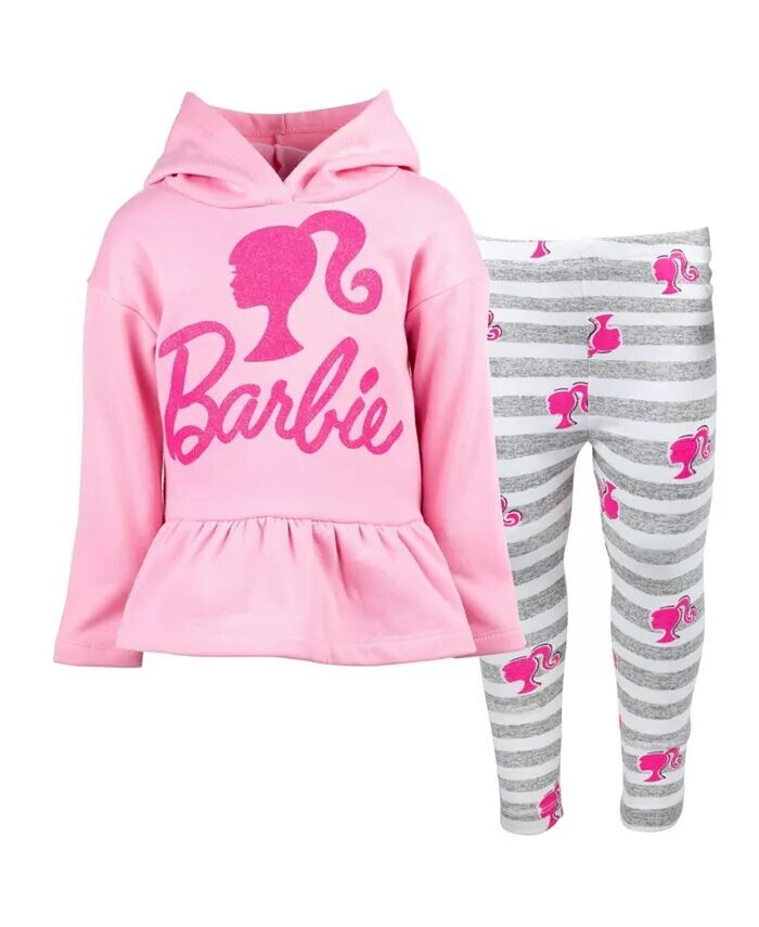 Комплект одежды из флисовой толстовки и леггинсов для девочек (2T–18–20) Barbie, розовый
Комплект одежды из флисовой толстовки и леггинсов для девочек (2T–18–20) Barbie, розовый