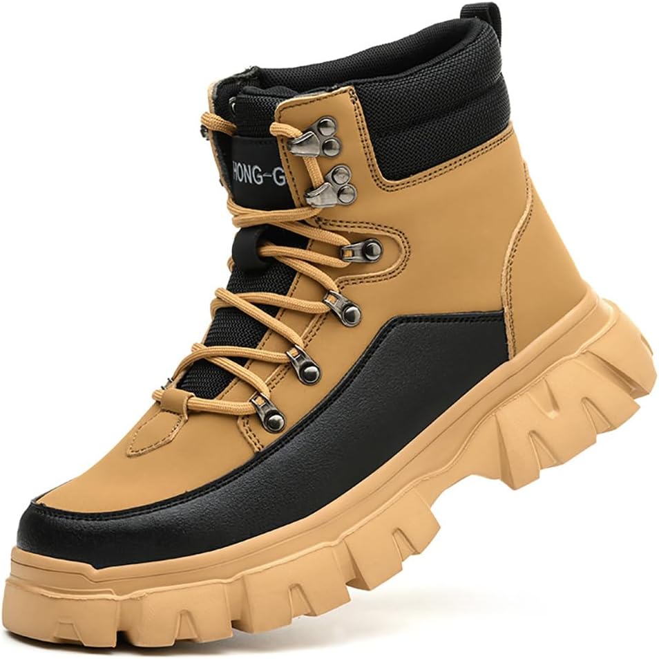 Ботинки lmprock унисекс с защитным стальным носком, антипрокольной мягкой подошвой, противоскользящие, удобные, для строительства, желтый
Ботинки lmprock унисекс с защитным стальным носком, антипрокольной мягкой подошвой, противоскользящие, удобные, для строительства, желтый