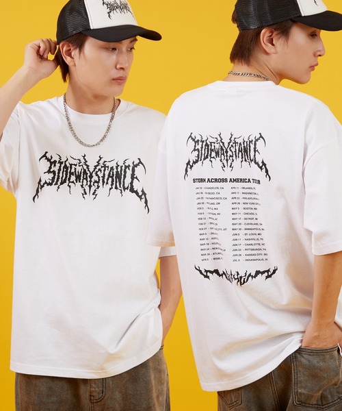 Футболка с короткими рукавами и графическим принтом Sideway Stance, белая
Футболка с короткими рукавами и графическим принтом Sideway Stance, белая