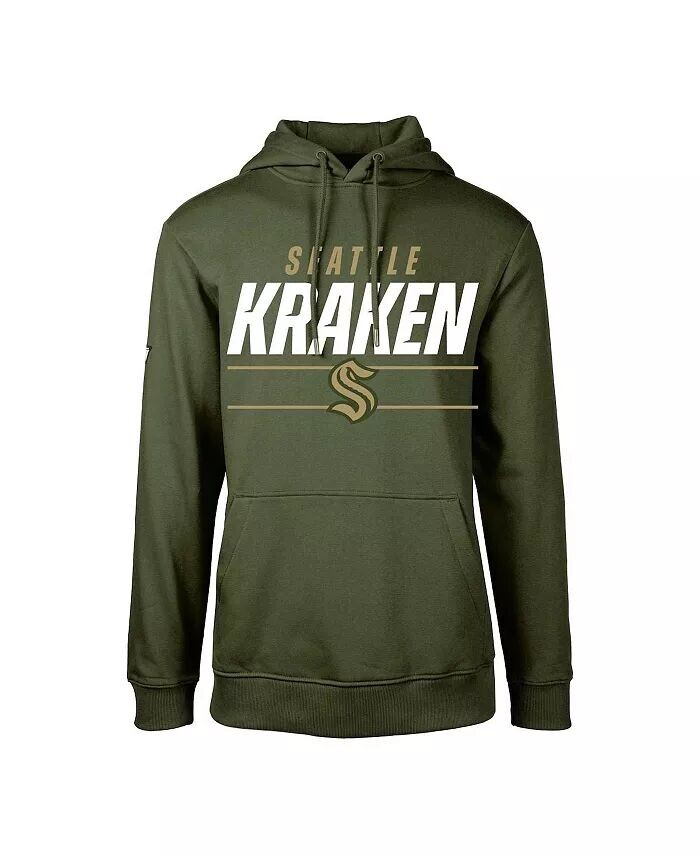 Молодежный флисовый свитшот с капюшоном Olive Seattle Kraken Podium LevelWear
Молодежный флисовый свитшот с капюшоном Olive Seattle Kraken Podium LevelWear