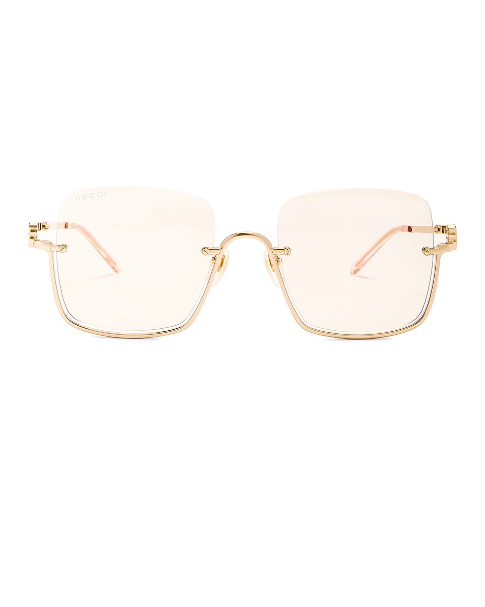 Прямоугольные солнцезащитные очки GG Upside Down Gucci, цвет Gold & Light Yellow
Прямоугольные солнцезащитные очки GG Upside Down Gucci, цвет Gold & Light Yellow