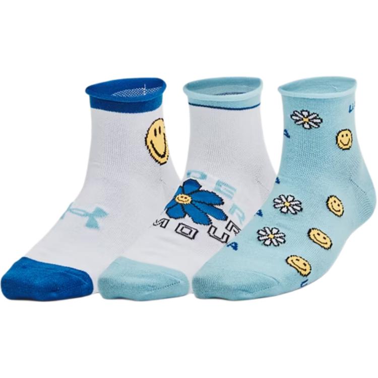 Эластичные носки до середины икры женские 3 пары Under Armour, 3 пары (светло-голубой+белый)
Эластичные носки до середины икры женские 3 пары Under Armour, 3 пары (светло-голубой+белый)