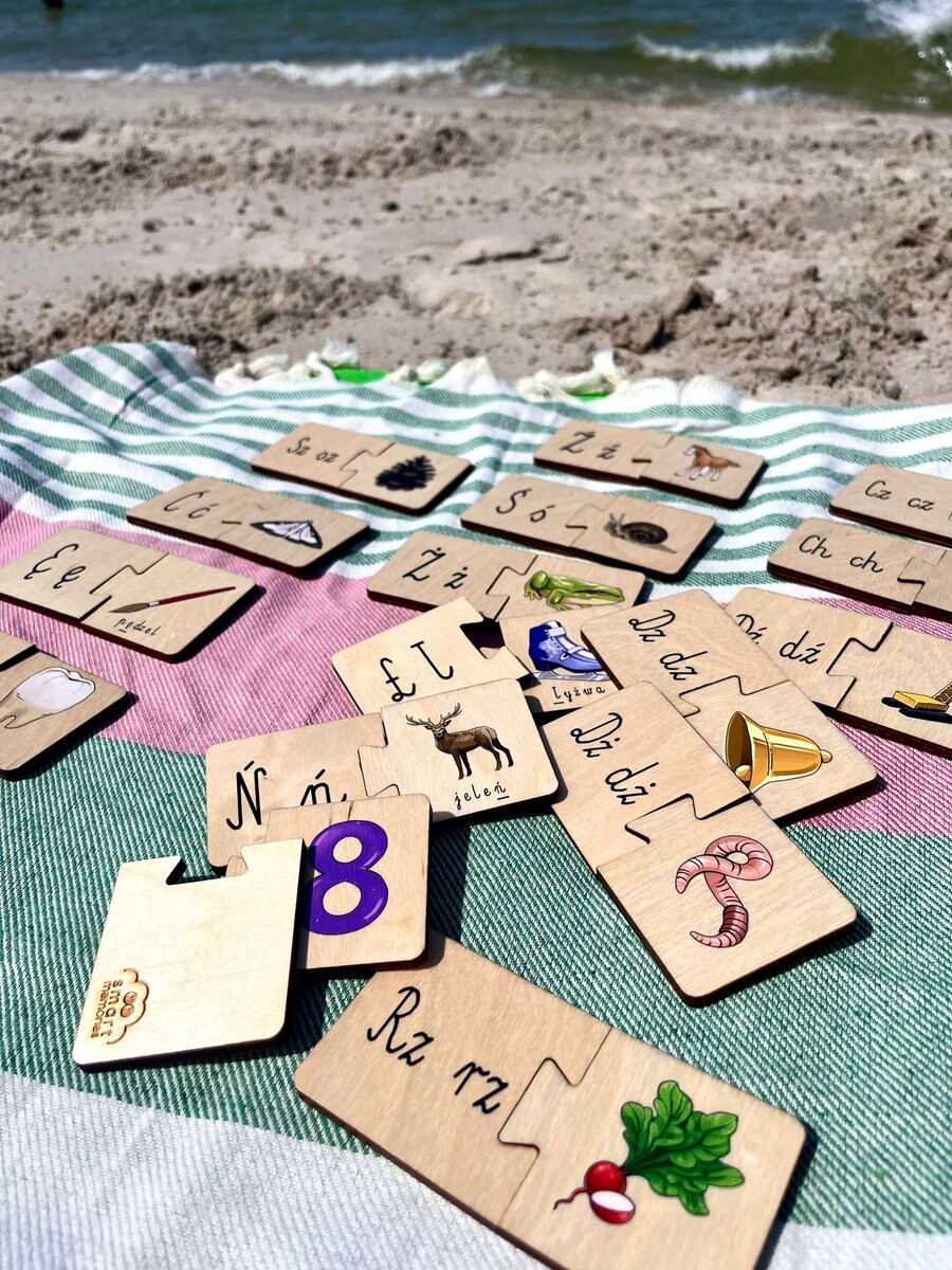 Пазлы с деревянными буквами для детей - Изучаем алфавит, польские иероглифы Inna marka
Пазлы с деревянными буквами для детей - Изучаем алфавит, польские иероглифы Inna marka