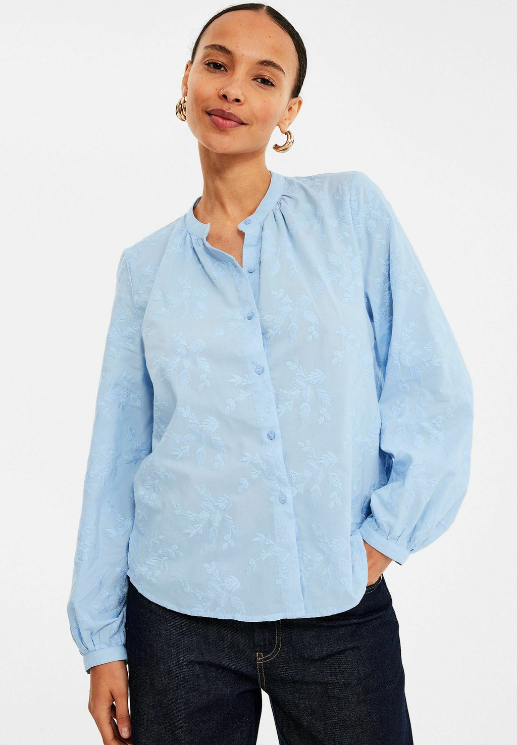 Блузка на пуговицах MED BRODYR Kappahl, светло-голубой
Блузка на пуговицах MED BRODYR Kappahl, светло-голубой