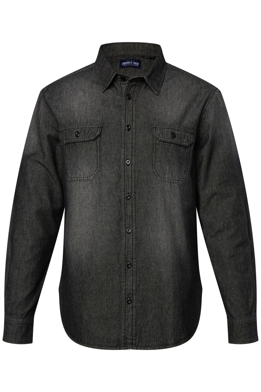 Рубашка обычного кроя на пуговицах John F. Gee, антрацит
Рубашка обычного кроя на пуговицах John F. Gee, антрацит