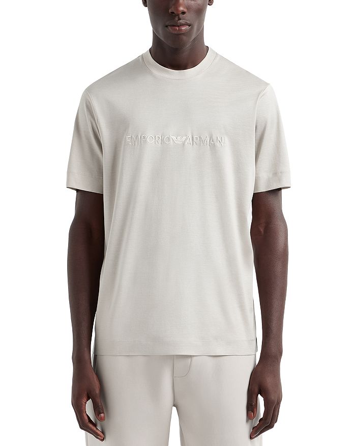 Футболка с коротким рукавом и логотипом Emporio Armani, слоновая кость/кремовый
Футболка с коротким рукавом и логотипом Emporio Armani, слоновая кость/кремовый