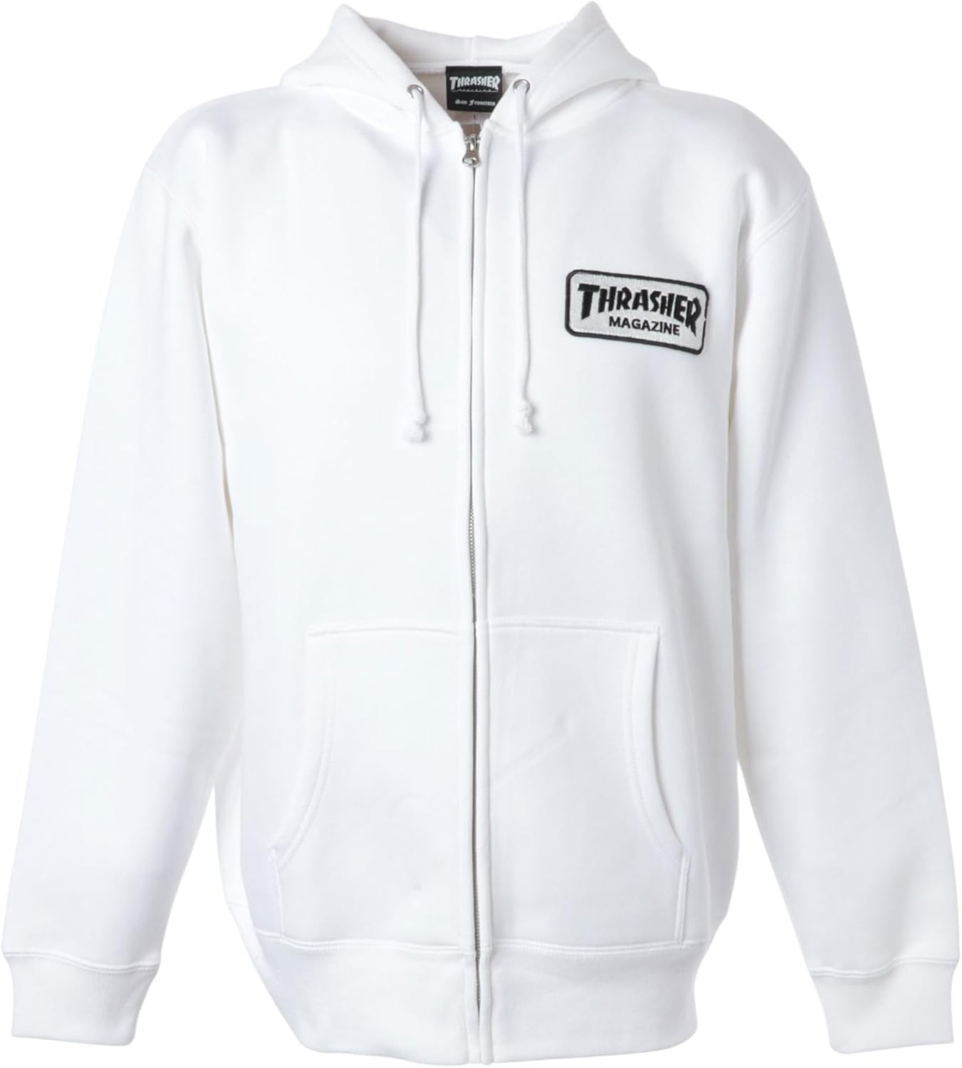 Мужская толстовка Thrasher TH56001 на молнии с капюшоном (логотип бренда), классическая модель, белый/черный
Мужская толстовка Thrasher TH56001 на молнии с капюшоном (логотип бренда), классическая модель, белый/черный