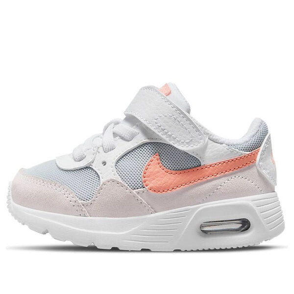 Кроссовки детские Nike Air max sc на липучке, бело-розовый 
Кроссовки детские Nike Air max sc на липучке, бело-розовый