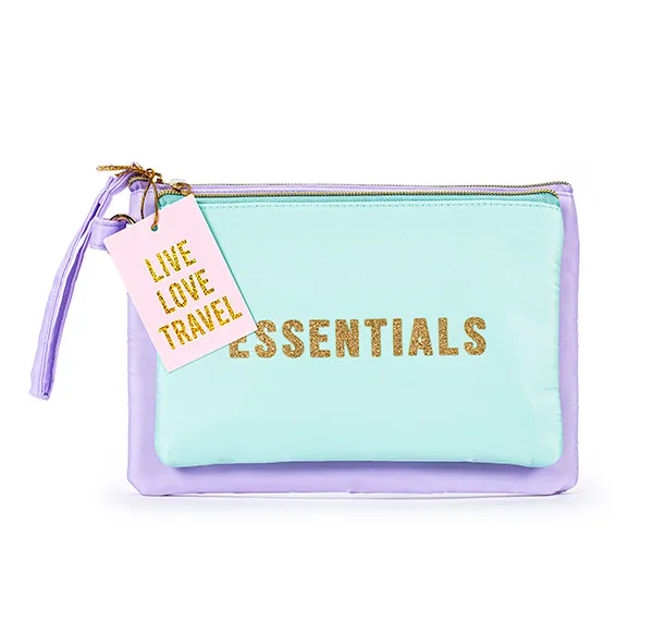 Двойная дорожная косметичка Live Love Travel Tri-Coastal, 1 UD
Двойная дорожная косметичка Live Love Travel Tri-Coastal, 1 UD