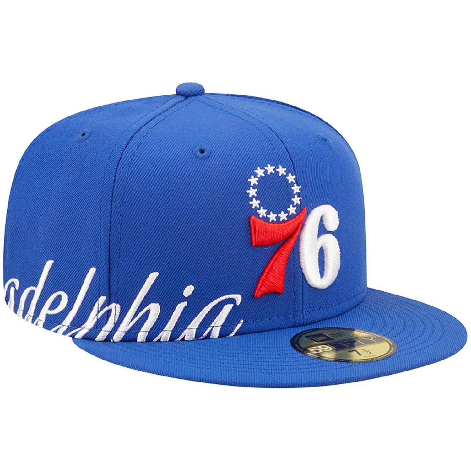 Мужская приталенная шляпа New Era Royal Philadelphia 76ers с боковым разрезом 59FIFTY
Мужская приталенная шляпа New Era Royal Philadelphia 76ers с боковым разрезом 59FIFTY