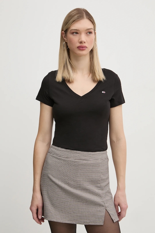 Хлопковая футболка Tommy Jeans, черный
Хлопковая футболка Tommy Jeans, черный