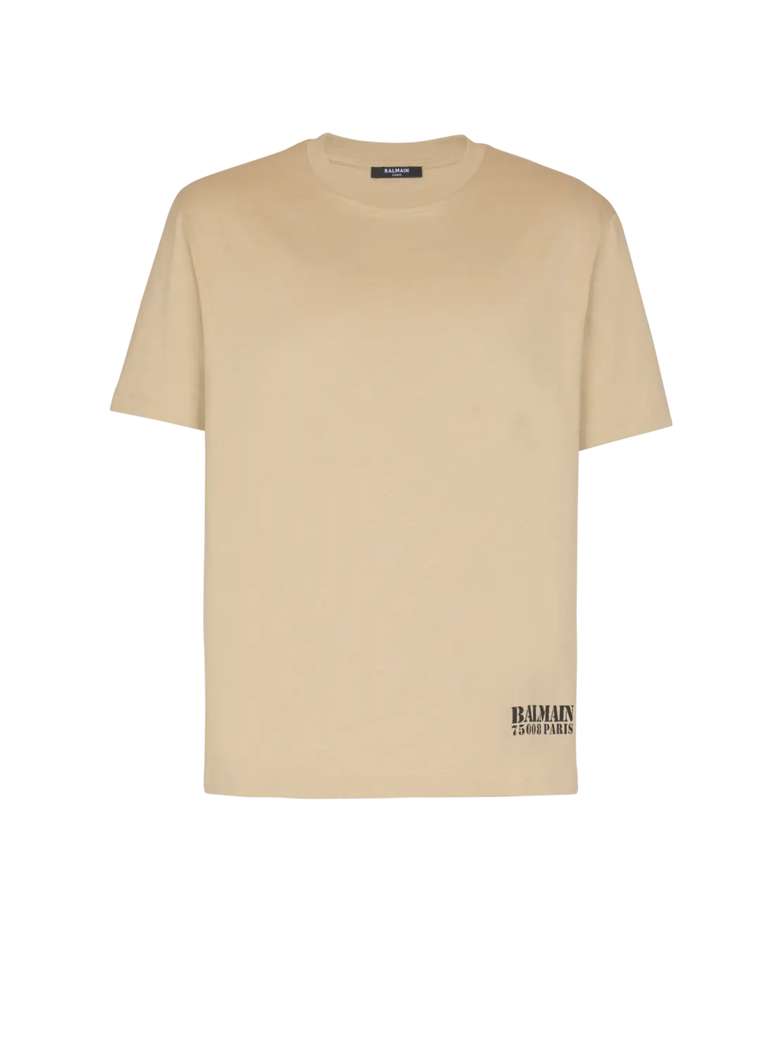 Футболка с маленьким принтом-штампом Balmain, бежевый/белый/темно-синий/черный
Футболка с маленьким принтом-штампом Balmain, бежевый/белый/темно-синий/черный