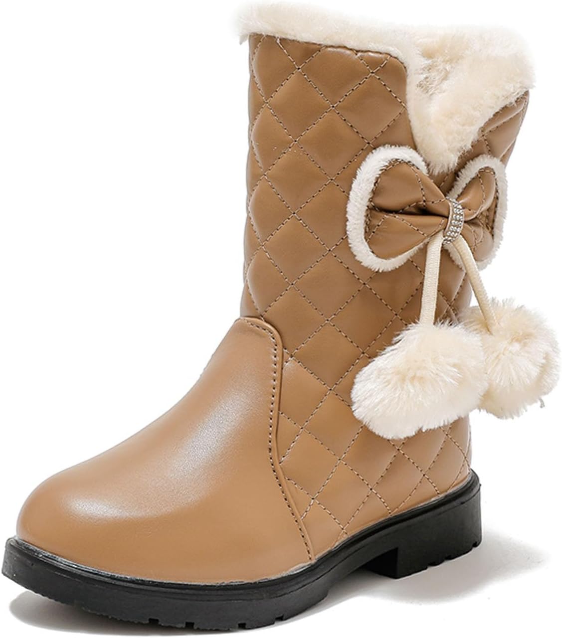 Детские зимние теплые сапоги для девочек до середины голени с искусственным мехом, теплые ботинки, противоскользящие, для малышей и старших детей JEUROT, Khaki
Детские зимние теплые сапоги для девочек до середины голени с искусственным мехом, теплые ботинки, противоскользящие, для малышей и старших детей JEUROT, Khaki