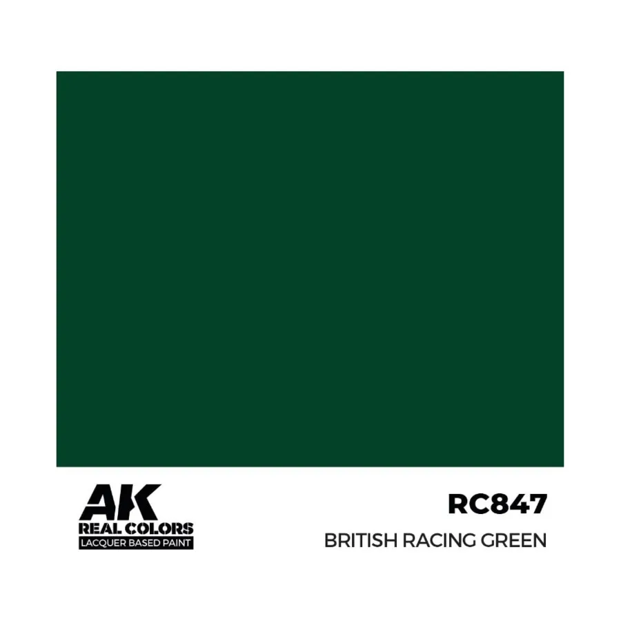 Британский гоночный зеленый, Paint - Real Color, Dropper Bottles (AK-Interactive)
Британский гоночный зеленый, Paint - Real Color, Dropper Bottles (AK-Interactive)