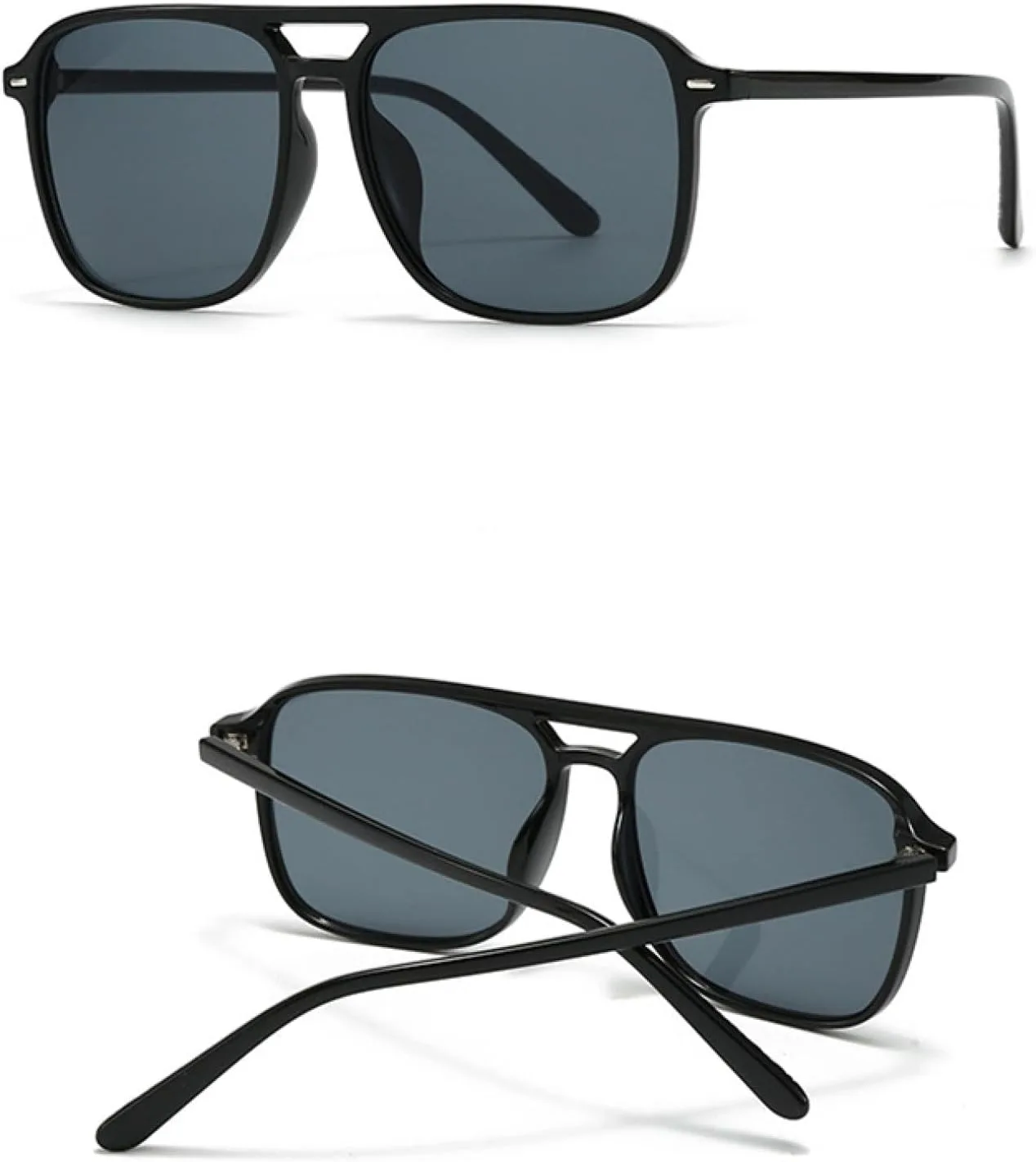 Модные женские солнцезащитные очки с двойной перемычкой, защита от УФ-излучения UV400, ретро-очки с заклепками, мужские солнцезащитные очки TVTBBVV, Beige Grey Grey
Модные женские солнцезащитные очки с двойной перемычкой, защита от УФ-излучения UV400, ретро-очки с заклепками, мужские солнцезащитные очки TVTBBVV, Beige Grey Grey