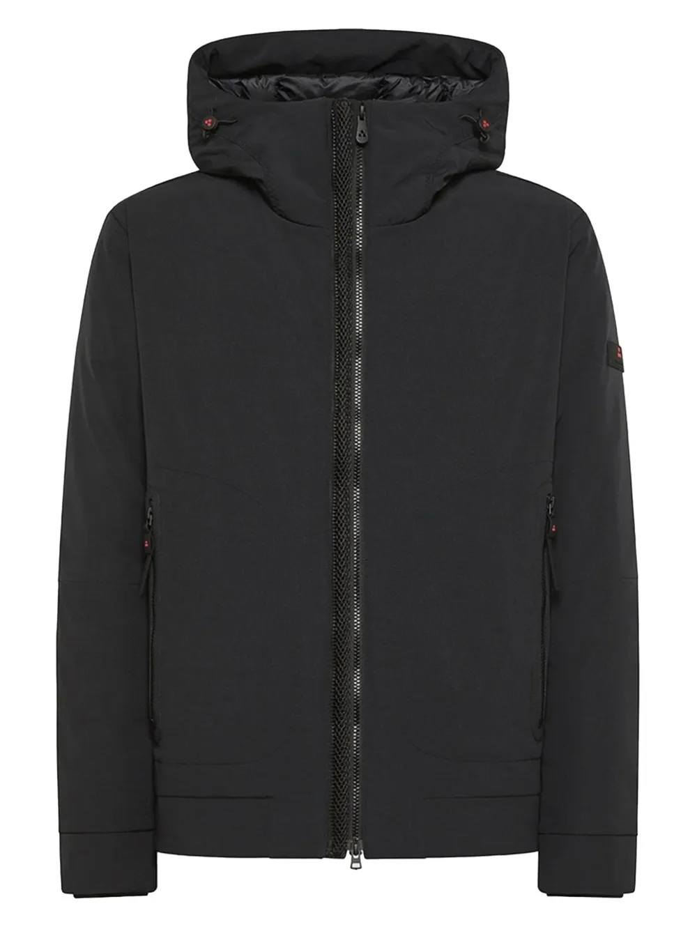 Куртка с капюшоном и застежкой-молнией спереди Peuterey, черный 
Куртка с капюшоном и застежкой-молнией спереди Peuterey, черный