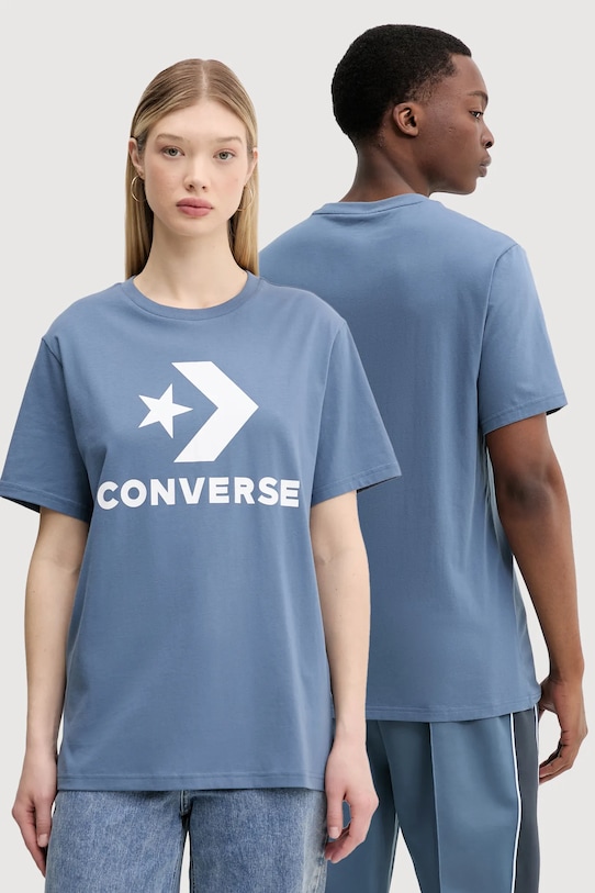 Хлопковая футболка Converse, синий
Хлопковая футболка Converse, синий