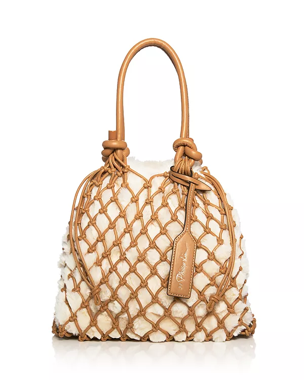 Миниатюрная сумка-тоут в стиле макраме из искусственного меха 3.1 Phillip Lim, бежевый
Миниатюрная сумка-тоут в стиле макраме из искусственного меха 3.1 Phillip Lim, бежевый