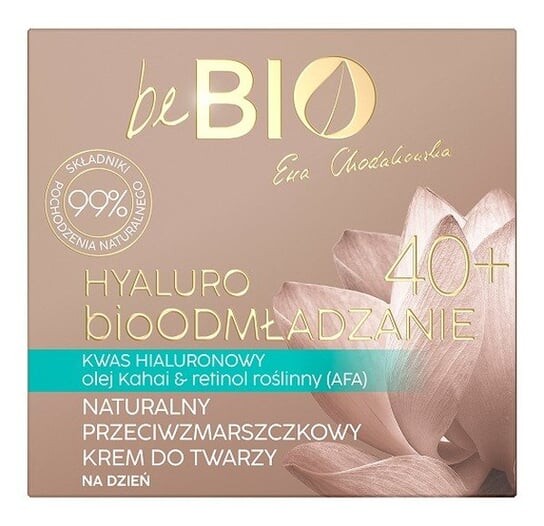 Натуральный дневной крем для лица 5050мл Bebio Ewa Chodakowska Hyaluro Biorejuvenation 40+
Натуральный дневной крем для лица 5050мл Bebio Ewa Chodakowska Hyaluro Biorejuvenation 40+