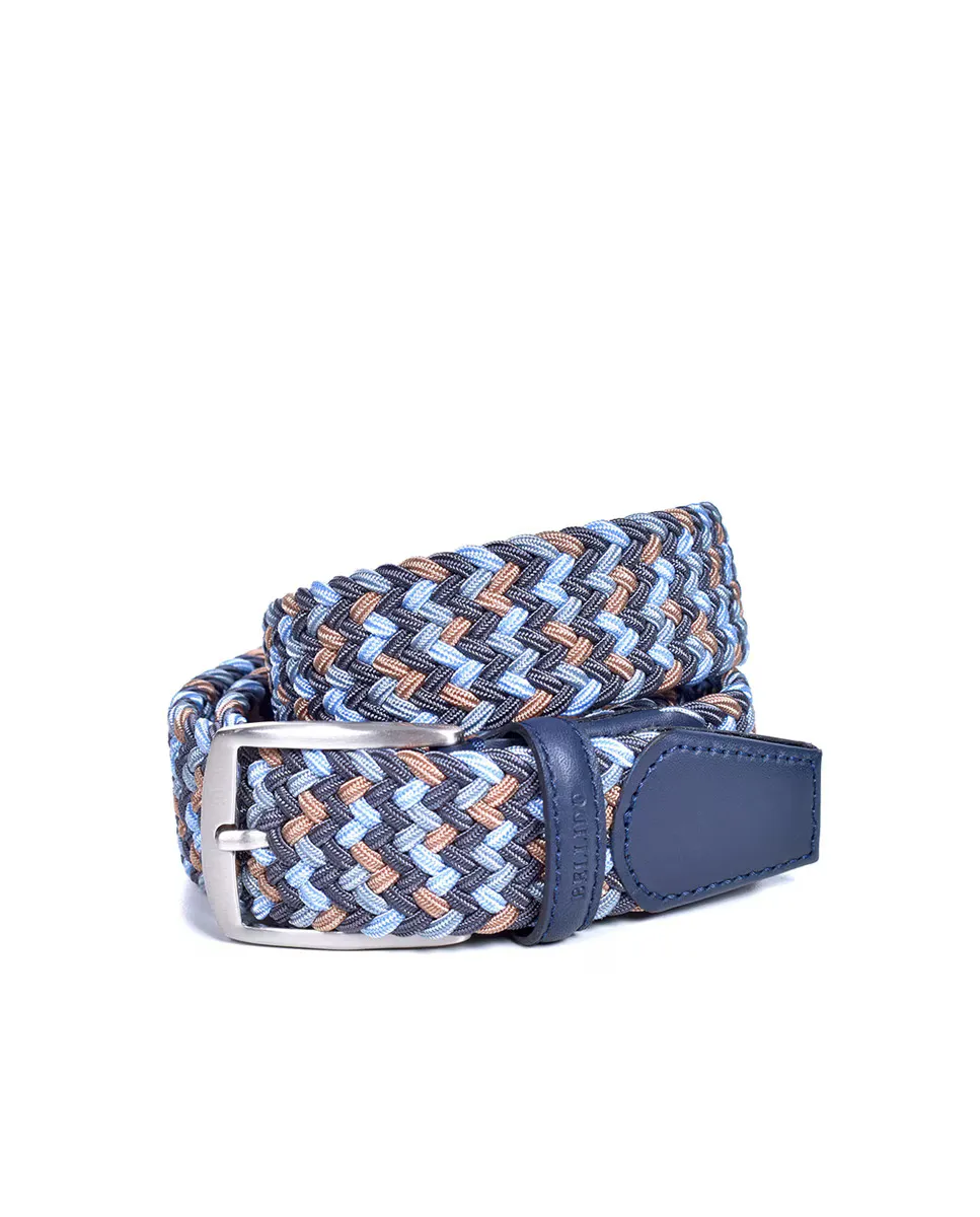 Разноцветный гладкий эластичный плетеный мужской ремень Miguel Bellido, мультиколор
Разноцветный гладкий эластичный плетеный мужской ремень Miguel Bellido, мультиколор