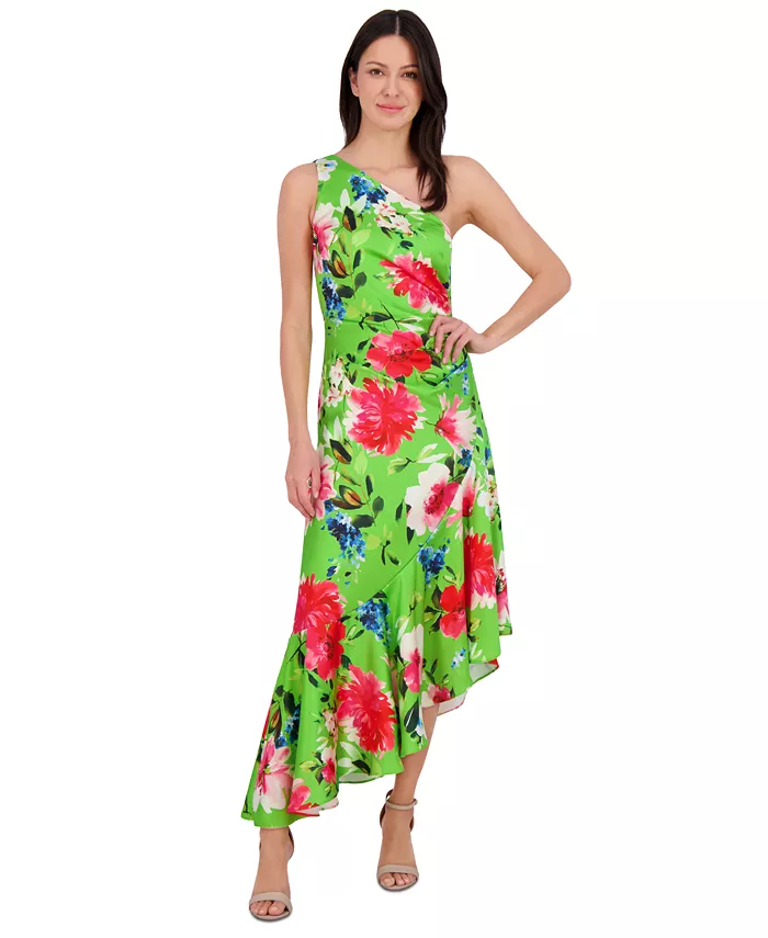 Женское асимметричное миди-платье с принтом и одним плечом Eliza J, зеленый
Женское асимметричное миди-платье с принтом и одним плечом Eliza J, зеленый