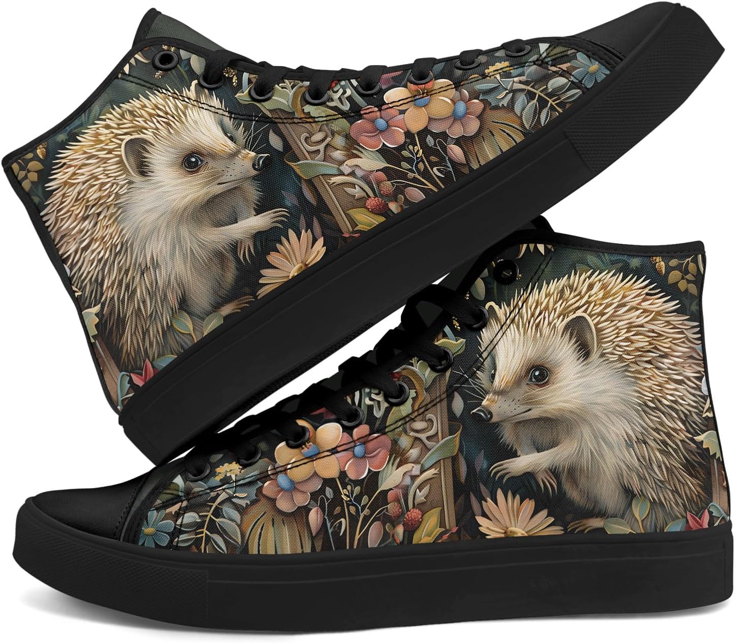 Кроссовки на высокой подошве для женщин AWSOLE из холщовой ткани с принтом для мужчин с милыми лесными животными, легкие, дышащие, стильные, плоские, повседневные shoes, черный/зеленый/розовый/бежевый/темно-зеленый
Кроссовки на высокой подошве для женщин AWSOLE из холщовой ткани с принтом для мужчин с милыми лесными животными, легкие, дышащие, стильные, плоские, повседневные shoes, черный/зеленый/розовый/бежевый/темно-зеленый