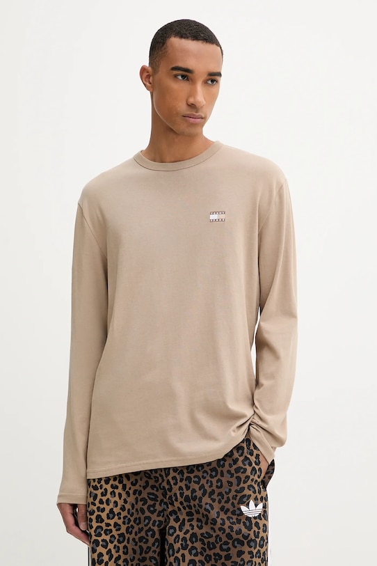 Хлопковый лонгслив Tommy Jeans, коричневый
Хлопковый лонгслив Tommy Jeans, коричневый