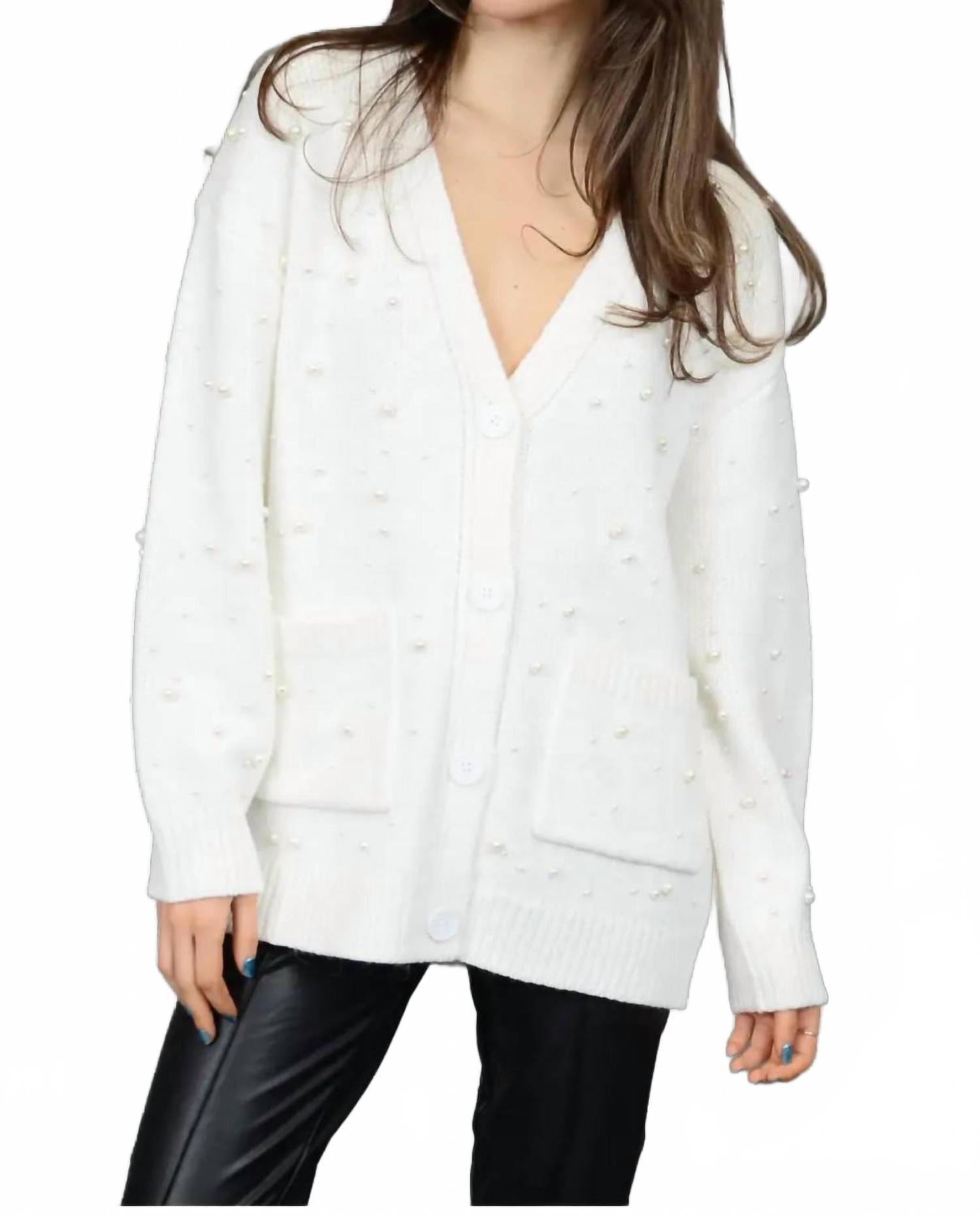 Кардиган Raziella в зимнем белом RD International
Кардиган Raziella в зимнем белом RD International