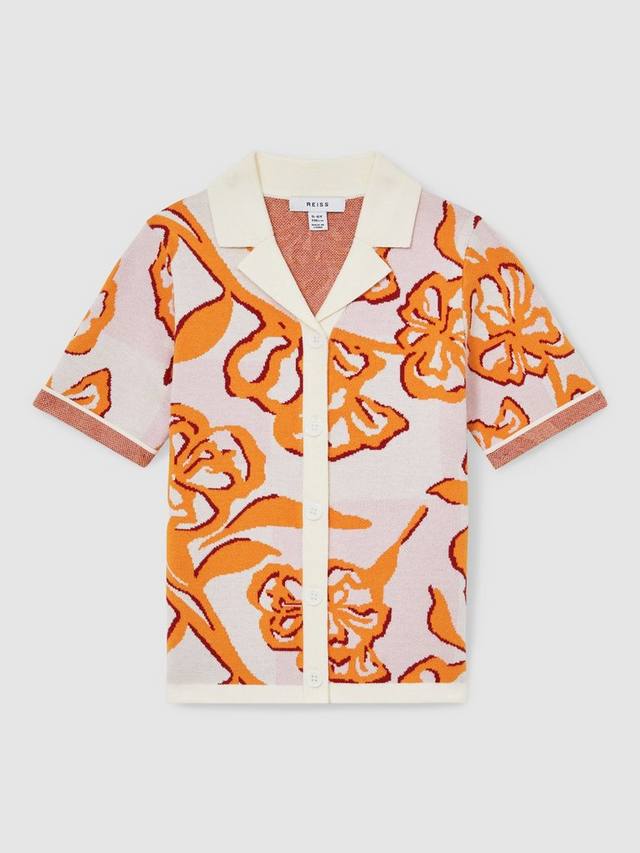 Детская футболка с песочным цветочным принтом Reiss, Pink
Детская футболка с песочным цветочным принтом Reiss, Pink