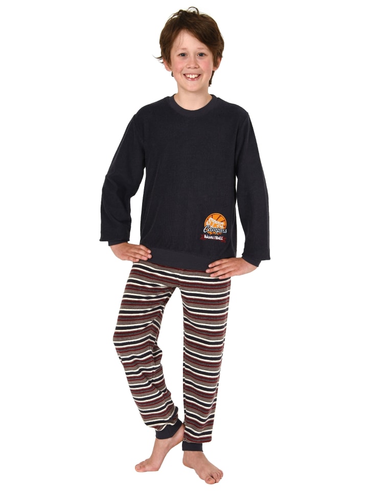 NORMANN Пижама из махровой ткани, с длинными рукавами, манжетами и вышивкой - 50704, цвет антрацит
NORMANN Пижама из махровой ткани, с длинными рукавами, манжетами и вышивкой - 50704, цвет антрацит