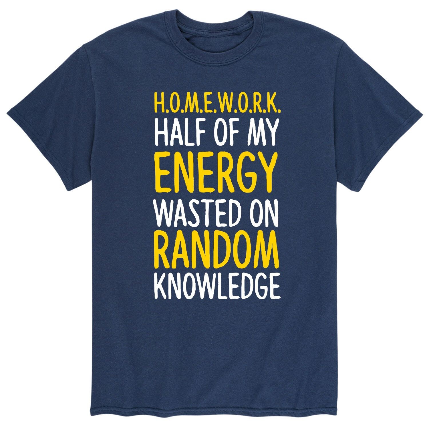 Мужская футболка для домашних заданий Licensed Character
Мужская футболка для домашних заданий Licensed Character