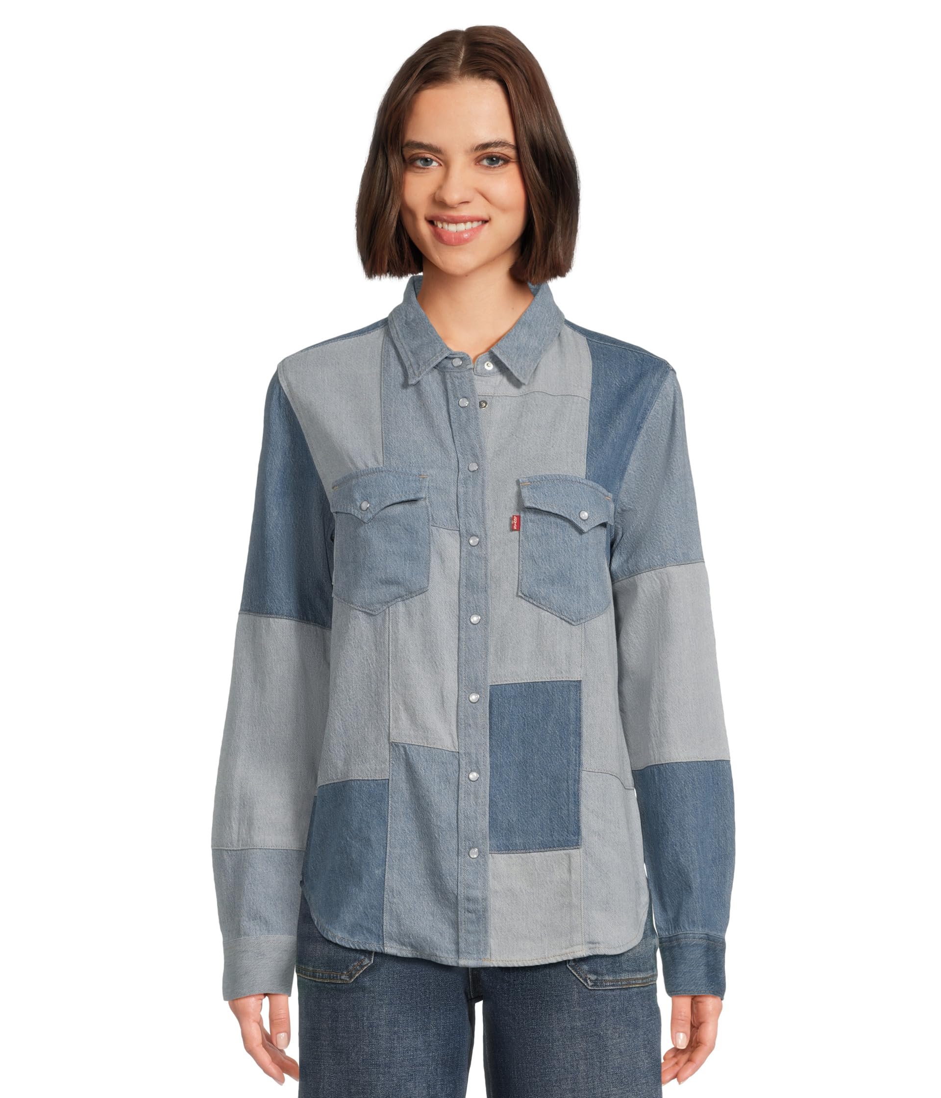 Топ Levi's Premium Patchwork Iconic Western, цвет Denim On Denim Western
Топ Levi's Premium Patchwork Iconic Western, цвет Denim On Denim Western