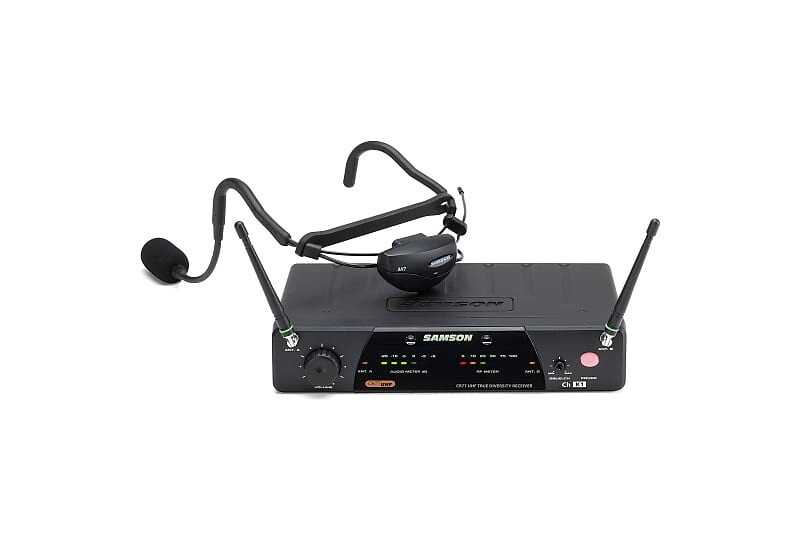 Беспроводная микрофонная система Samson AirLine 77 AH7 Wireless Fitness Headset Microphone System (K4 Band)
Беспроводная микрофонная система Samson AirLine 77 AH7 Wireless Fitness Headset Microphone System (K4 Band)