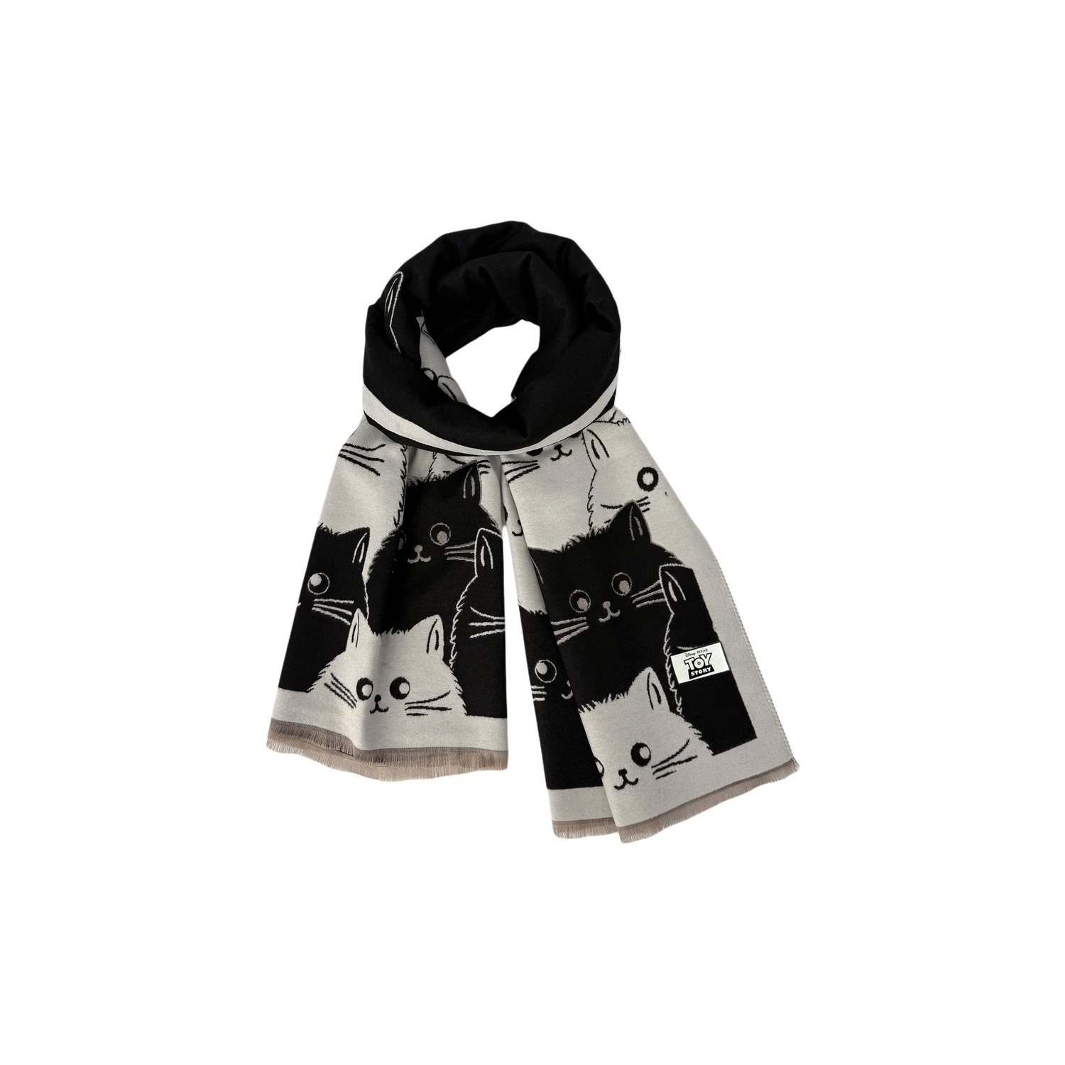 Disney Полиэстеровый вязаный шарф унисекс, Black
Disney Полиэстеровый вязаный шарф унисекс, Black