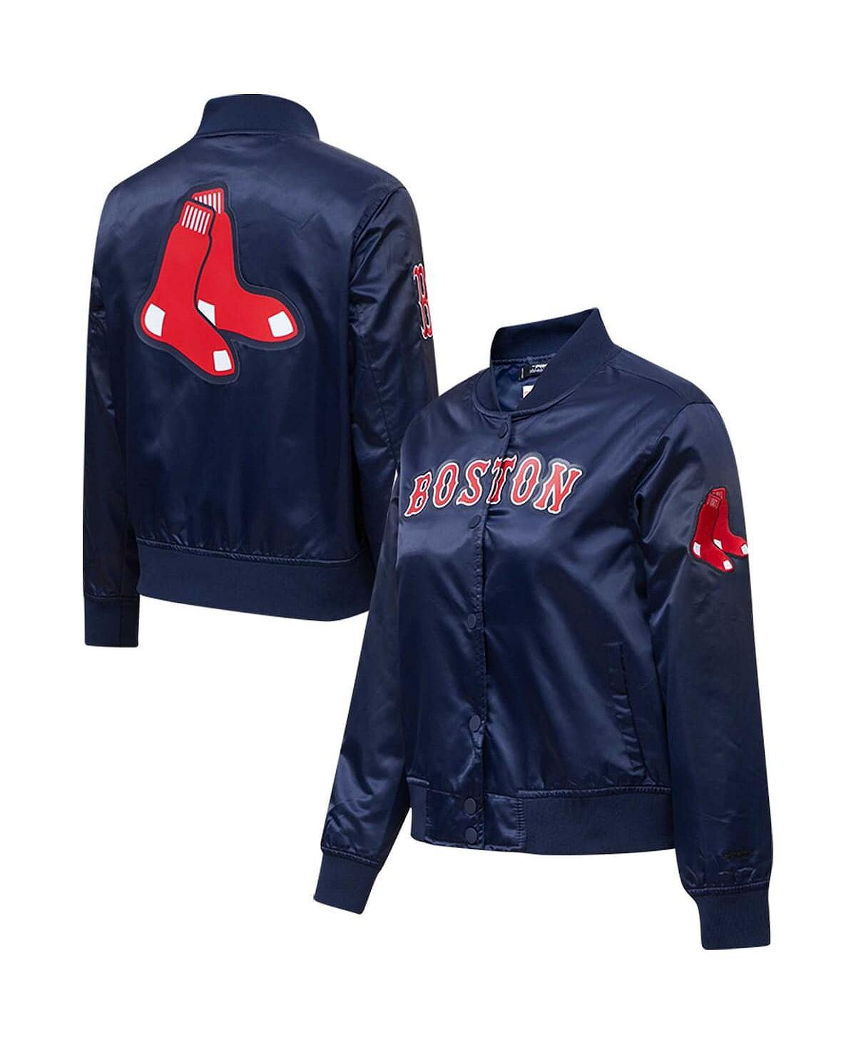 Женская темно-синяя атласная университетская куртка на пуговицах Boston Red Sox Pro Standard, темно-синий
Женская темно-синяя атласная университетская куртка на пуговицах Boston Red Sox Pro Standard, темно-синий