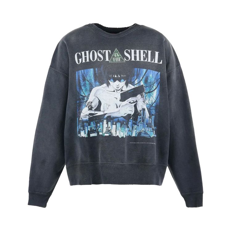 Толстовка SAINT Mxxxxxx x Ghost in the Shell Crewneck Sweatshirt 'Black', черный 
Толстовка SAINT Mxxxxxx x Ghost in the Shell Crewneck Sweatshirt 'Black', черный