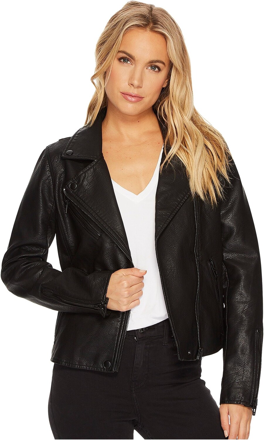 Куртка Faux Leather Moto Jacket Blank NYC, цвет Onyx, Черный, Куртка Faux Leather Moto Jacket Blank NYC, цвет Onyx
Куртка Faux Leather Moto Jacket Blank NYC, цвет Onyx, Черный, Куртка Faux Leather Moto Jacket Blank NYC, цвет Onyx