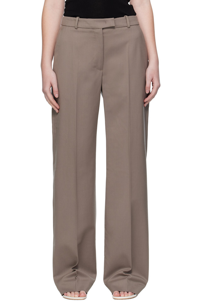 Прямые брюки Ленора The Frankie Shop, серо-коричневый
Прямые брюки Ленора The Frankie Shop, серо-коричневый