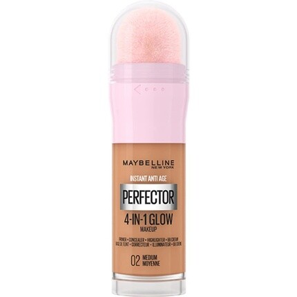 Мгновенный антивозрастной перфектор 4-в-1 Glow 02 Medium, 20 мл, Maybelline New York
Мгновенный антивозрастной перфектор 4-в-1 Glow 02 Medium, 20 мл, Maybelline New York