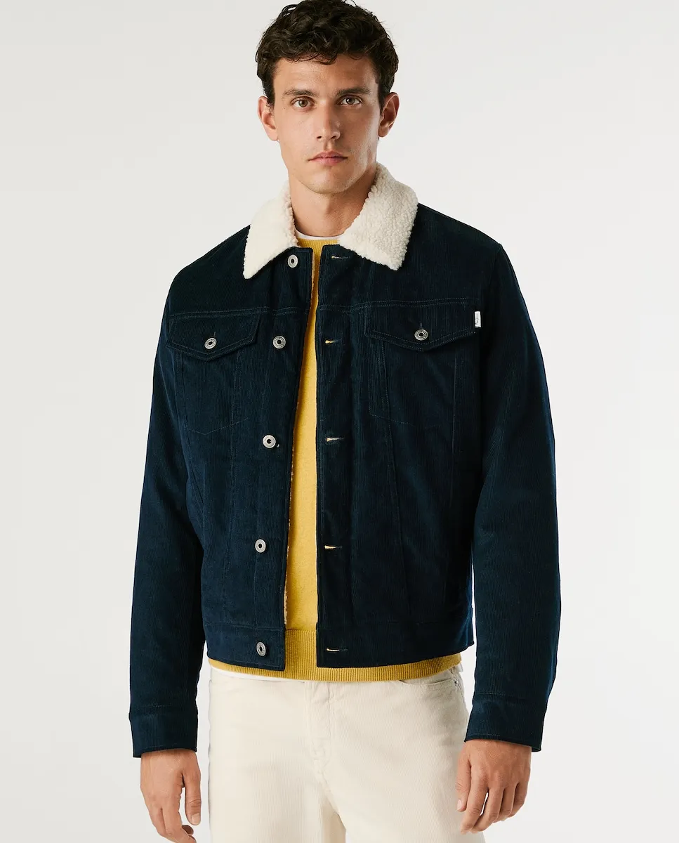 Женская куртка из вельвета с контрастным воротником Pepe Jeans, синий
Женская куртка из вельвета с контрастным воротником Pepe Jeans, синий